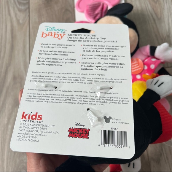NEW Mickey & Minnie Mouse Disney baby on-the-go activity toys 0+ months - Picture 7 of 7